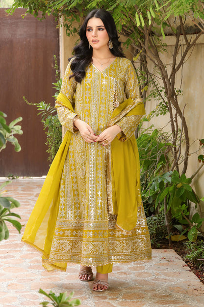 KURTI 122-DIVINE- Mustard