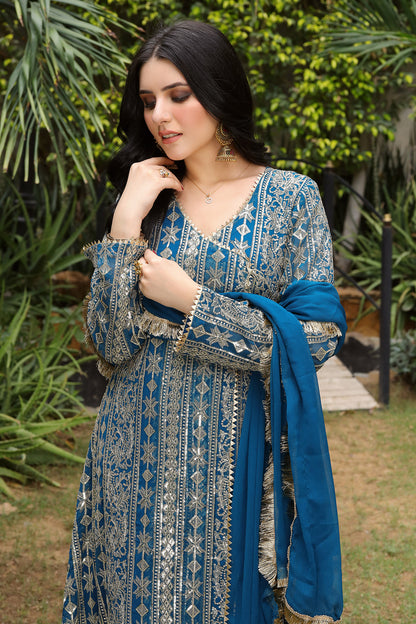 KURTI 122-DIVINE- ZINC BLUE