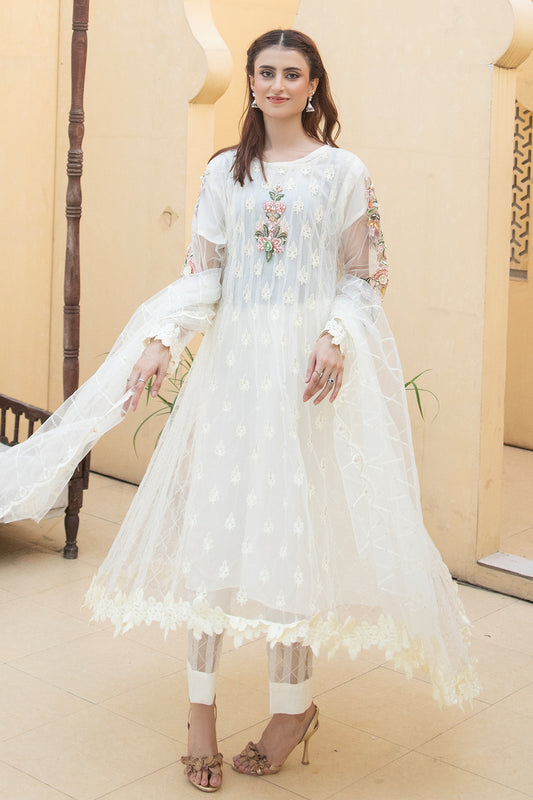 KURTI 0084-OFF WHITE