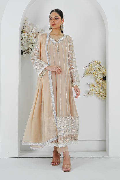 KURTI 121-CRIMSON GLOW- PEACH