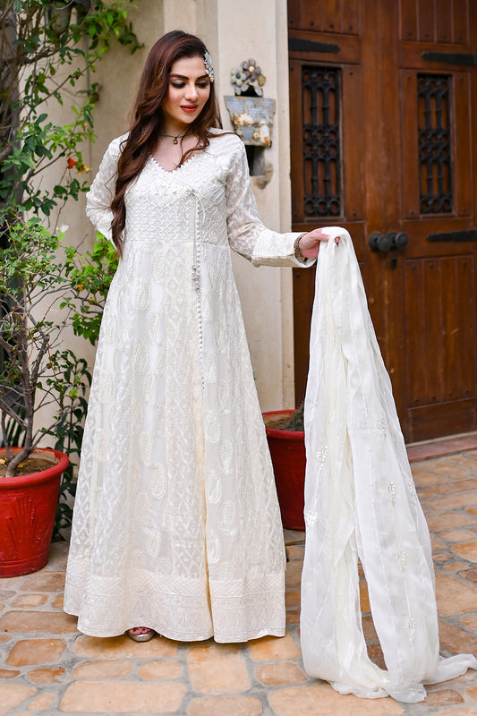 KURTI 118-ALPHA LAVISH - OFF-WHITE