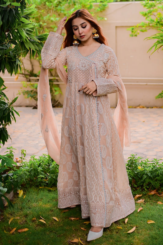 KURTI 118-ALPHA LAVISH - PEACH