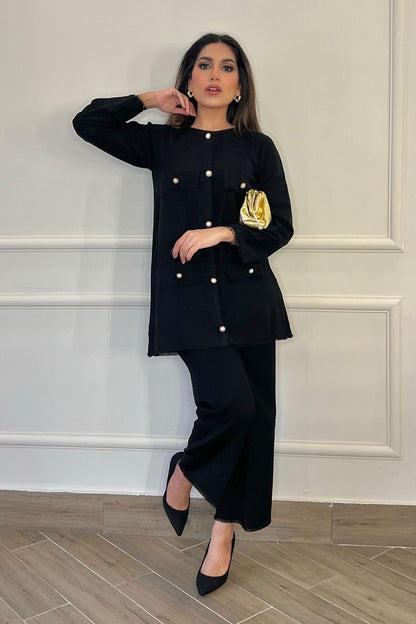 Black Button Co-Ord set